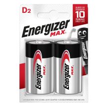 ENERGIZER BATTERY MAX D LR20. 2 Stück. Öko-Verpackung.