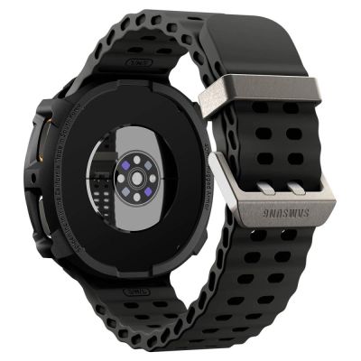 5. Spigen Rugged Armor Case für Samsung Galaxy Watch 8 40 mm – Mattschwarz