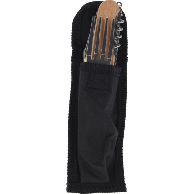 5. Überlebensset, Touristen-Taschenmesser 8in1, Holz