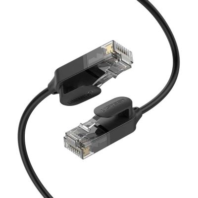 2. Ugreen Kabel Internet Netzwerkkabel Ethernet Patchkabel RJ45 Cat 6A UTP 1000Mbps 5m schwarz (70654)
