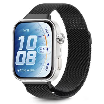 9. Tech-Protect MilaneseBand-Armband für Huawei Watch Fit 3 – Schwarz