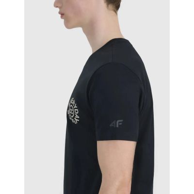 5. Herren-T-Shirt mit normalem Aufdruck 4F 4FWSS25TTSHM1980-20S
