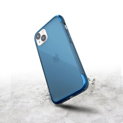 2. Raptic X-Doria Air Case iPhone 14 gepanzerte Hülle blau