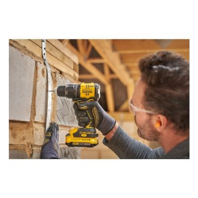 5. Stanley SFMCD716D2T-QW 1900 U/min Bohrmaschine mit Zentralverriegelung, Schwarz/Gelb