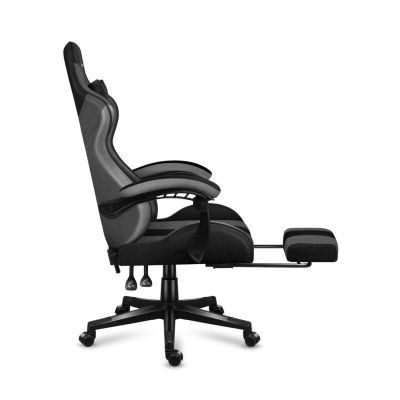 17. Huzaro Force 4.7 Gaming-Stuhl aus grauem Netzgewebe
