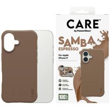 CARE by PanzerGlass Modisches Samba MagSafe Case für iPhone 17 - Braun
