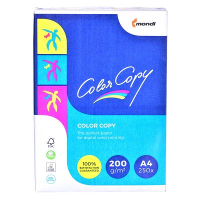 3. Mondi Color Copy 8687A20 Kopierpapier (A4; 200 g/m²; 250 Blatt; weißes Papier; satiniert)