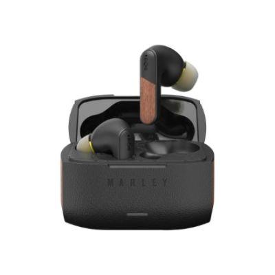 Marley Kabellose Ohrhörer | Trenchtown | Integriertes Mikrofon | Bluetooth | ANC | Signature Black
