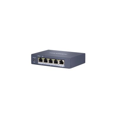 HIKVISION 4xPoE-Switch (1x HiPoE 60W), 1xUplink