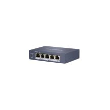 HIKVISION 4xPoE-Switch (1x HiPoE 60W), 1xUplink