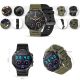 11. Gravity GT21-7 Smartwatch + Schwarzes Silikonarmband