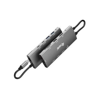 2. Equip 133490 Kabelgebundene Dockingstation USB 3.2 Gen 1 (3.1 Gen 1) Typ-C Grau