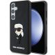 Karl Lagerfeld 3D Rubber Ikonik Hülle für Samsung Galaxy S24 – schwarz