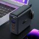3. Schnellladegerät GaN UK 100W Power Delivery 3x USB C 1x USB - Schwarz