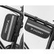 16. Wozinsky WMZ-01N Werkzeugset, 16-in-1 Fahrrad-Multitool, Pumpe, Schraubenschlüssel, Schlauchreparaturset – schwarz