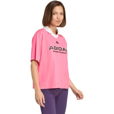 10. Adidas Tiro Q4 Damen-T-Shirt rosa JN2747