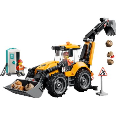 3. LEGO City 60480 - Gelber Baggerlader