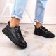 5. Big Star W INT1919 schwarze Plateauschuhe