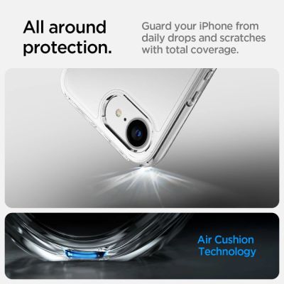 13. Spigen Ultra Hybrid Hülle für iPhone 16e / 17e - Transparent
