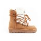 4. D.Franklin Damen Winter Schneestiefel, Modisches Fellfutter, Hoch