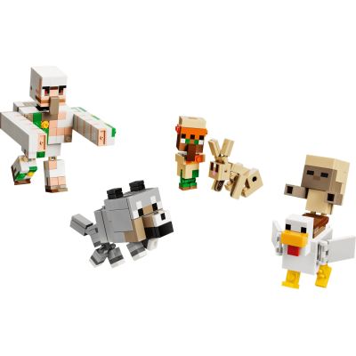 3. LEGO Minecraft 21592 – Hühnerreiter-Wüstenangriff
