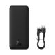 14. Baseus Airpow Schnelllade-Powerbank 20W 30000mAh mit USB-C - 30cm USB-C-Kabel - Schwarz