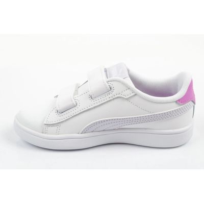 3. Puma Smash 3.0 Kinder-Sportschuhe, Sneaker, weißes Leder, modisch