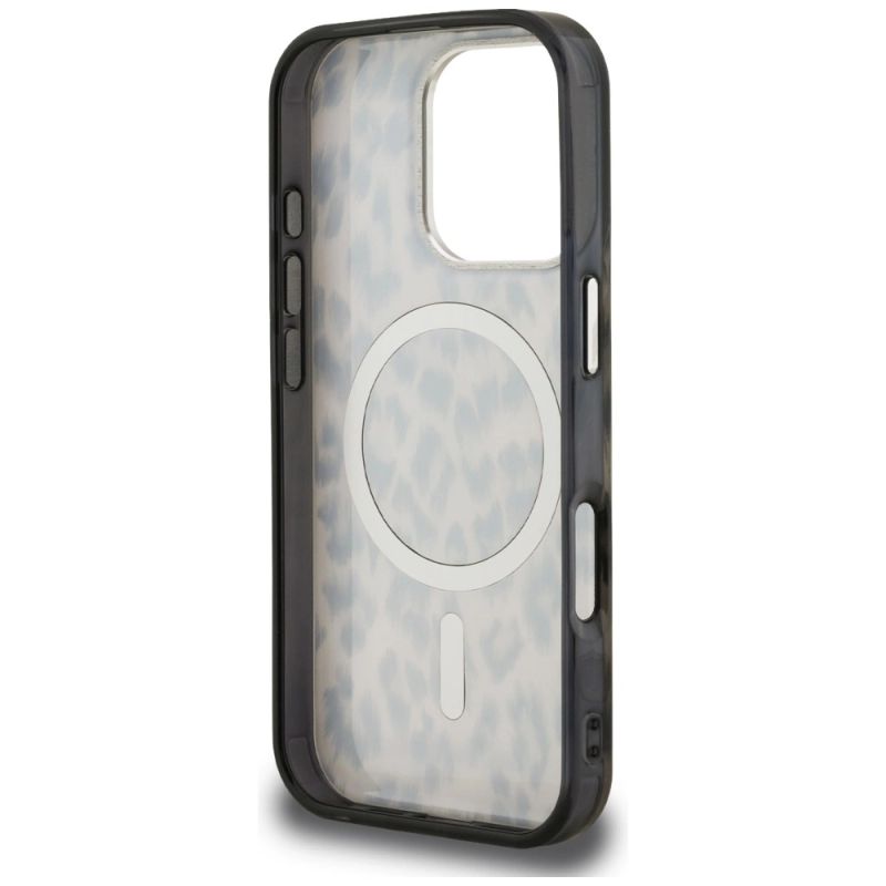 7. Karl Lagerfeld IML Leopard Pattern MagSafe Case für iPhone 16 Pro Max - Braun