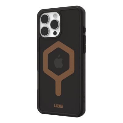 4. UAG Plyo Magsafe - Schutzhülle für iPhone 16 Pro Max, kompatibel mit MagSafe (schwarz/bronze)