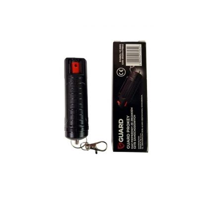 10. GUARD ProKey Pfefferspray 20 ml Gel + Glasbrecher, Schlüsselanhänger und Gürtelclip (YC-10015)
