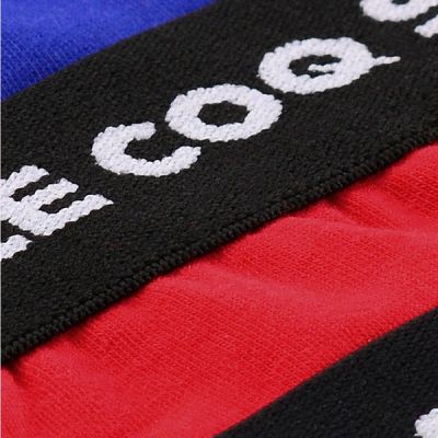 8. Le Coq Sportif Herren-Boxershorts, 3er-Pack, rot, grau, marineblau