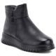 Bequeme Damen-Ankle-Boots mit Keilabsatz, schwarz, Potocki PT16396