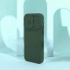 17. Nillkin CamShield Silky Silikonhülle iPhone 14 Pro Max Silikonhülle mit Kameraschutz Blau
