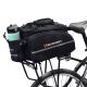 3. Wozinsky große Fahrradgepäckträgertasche 35l + Regenschutz schwarz (WBB19BK)