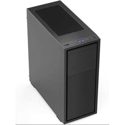 GEMBIRD FORNAX K500 MIDI-TOWER-CASE (2x USB 3.0, 1x USB Typ-C, Kartenleser, HD-Audio) SCHWARZ