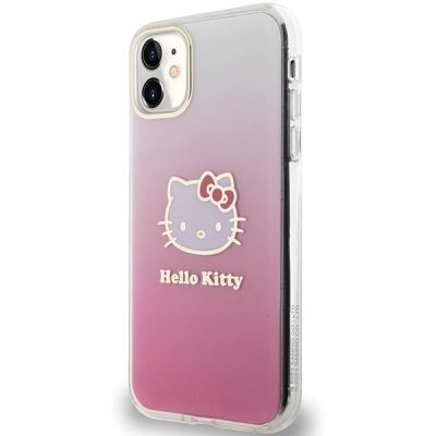 2. Hello Kitty IML Gradient Electrop Kitty Head Hülle für iPhone 11 / Xr – Pink