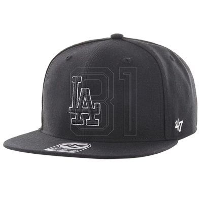 47 Brand Los Angeles Dodgers No Shot 47 Captain B-NSHOT12WBP-BKD Baseballkappe