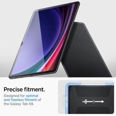 12. Spigen Glas.tR EZ Fit gehärtetes Glas für Samsung Galaxy Tab S9 11'' X710 / X716B
