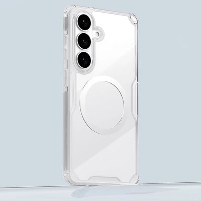6. Nillkin Nature TPU Pro Hülle kompatibel mit MagSafe für Samsung Galaxy S26 – Weiß