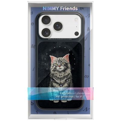 7. Nimmy Lucky Fashion Cat MagSafe Hülle für iPhone 17 Pro Max - Schwarz