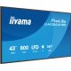 10. iiyama LH4366UHSB-B1AG Digital Signage Display, Flachbildschirm, 109,2 cm (43") LCD, WLAN, 800 cd/m², 4K Ultra HD, Schwarz, integrierter Prozessor, Android, 24/7-Betrieb