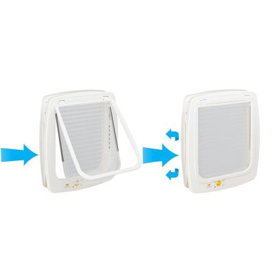 3. FERPLAST Swing 5 - Haustiertür, weiß