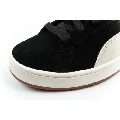 6. Puma Herren Court Classico Sportschuhe, Leder-Sneaker, schwarz