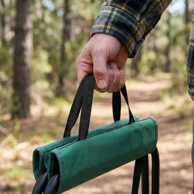 5. Angelstuhl, Camping-Klapphocker mit Griff, Redcliffs Green