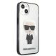 4. Karl Lagerfeld Iconik Karl Case für iPhone 13 mini - Transparent