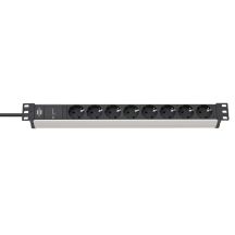 Brennenstuhl – SS 19.500A – Alu-Line – 8-fach Steckdosenleiste, 2 m