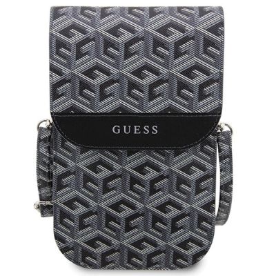 2. Guess Handtasche GUWBHGCFSEK schwarz/schwarz GCube Stripe