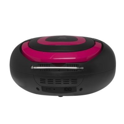 6. Denver TCL-212BT PINK tragbarer CD-Player, schwarz, pink