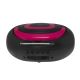 6. Denver TCL-212BT PINK tragbarer CD-Player, schwarz, pink