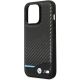 6. BMW Leder-Carbon-Hülle für iPhone 13 Pro Max – Schwarz